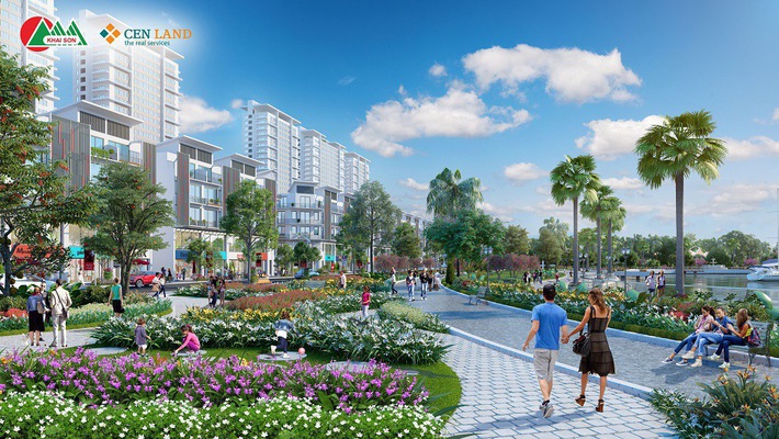 Tiếp tục mở bán shophouse mặt tiền 7m Khai Sơn Town